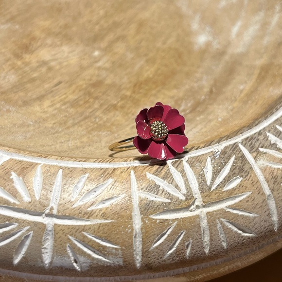 Lauren Conrad Pink Flower Ring - Picture 2 of 10